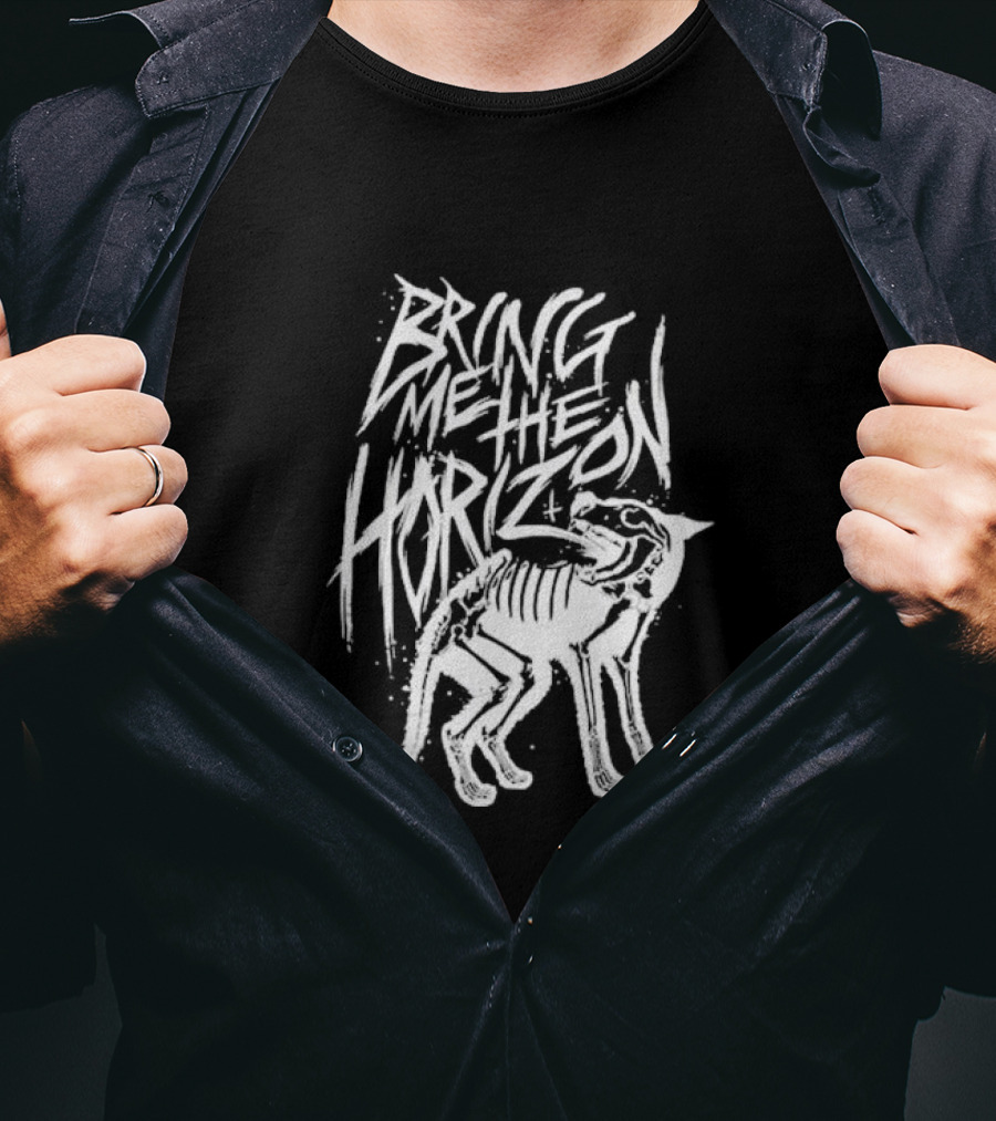 Bring Me The Horizon Cat Skeleton T-Shirt