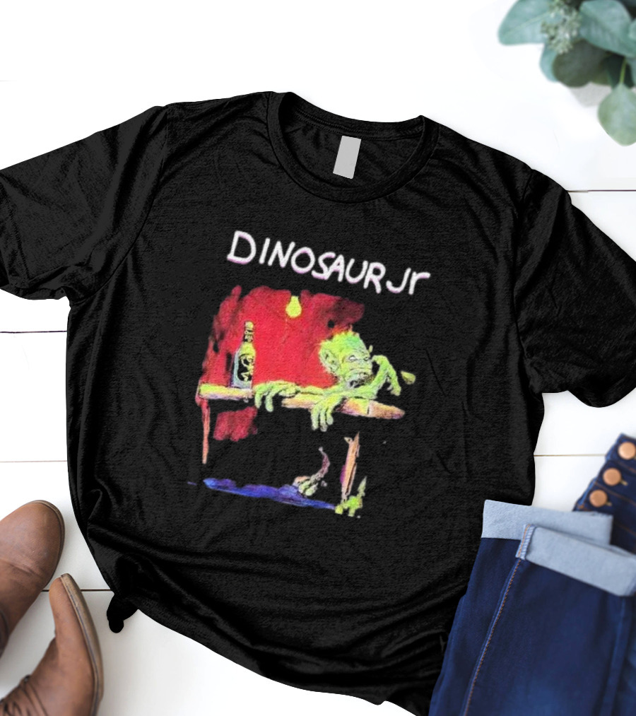 Dinosaur Jr Band Biography Bottled Creature Table Scene T-Shirt