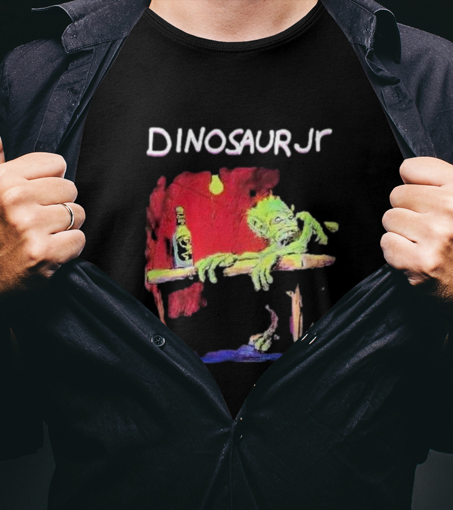 Dinosaur Jr Band Biography Bottled Creature Table Scene T-Shirt