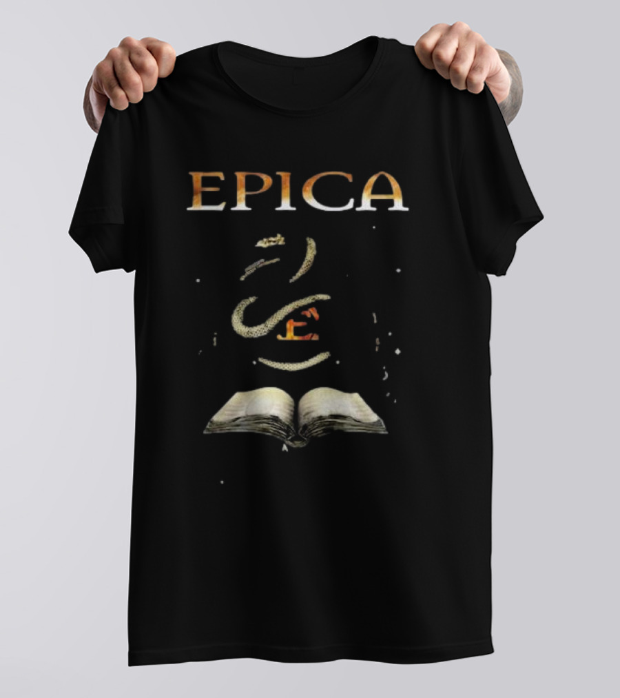 Epica Kingdom Of Heaven Open Book And Snake T-Shirt
