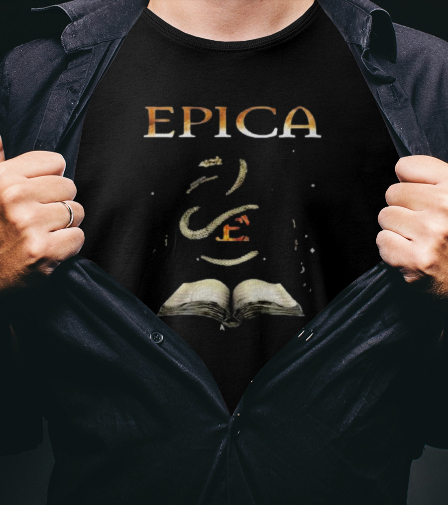 Epica Kingdom Of Heaven Open Book And Snake T-Shirt