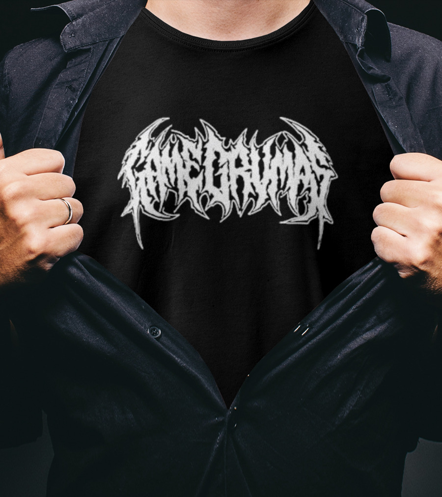 Game Grumps Black Metal Logo T-Shirt