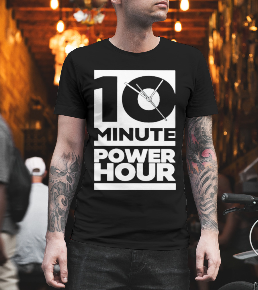 10 Minute Power Hour Clock Design Game Grumps T-Shirt