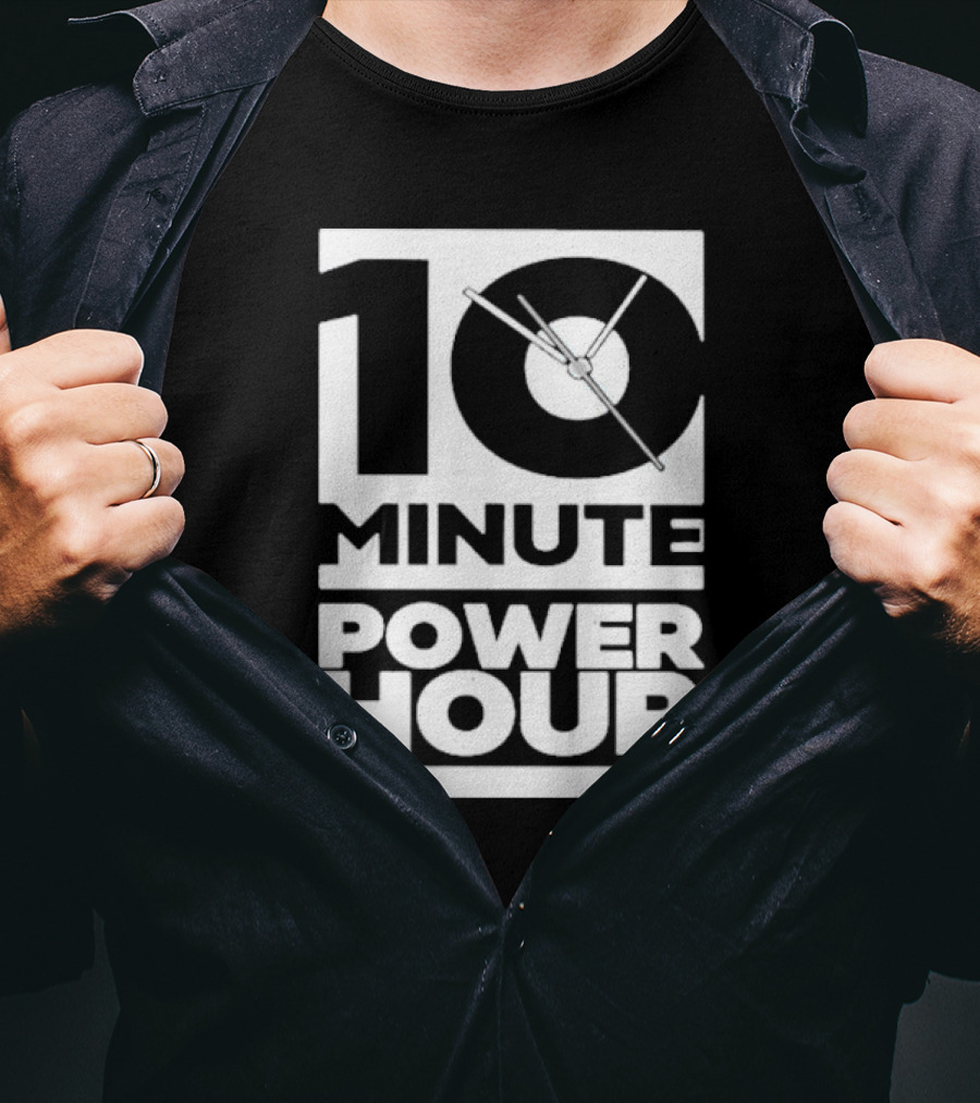 10 Minute Power Hour Clock Design Game Grumps T-Shirt