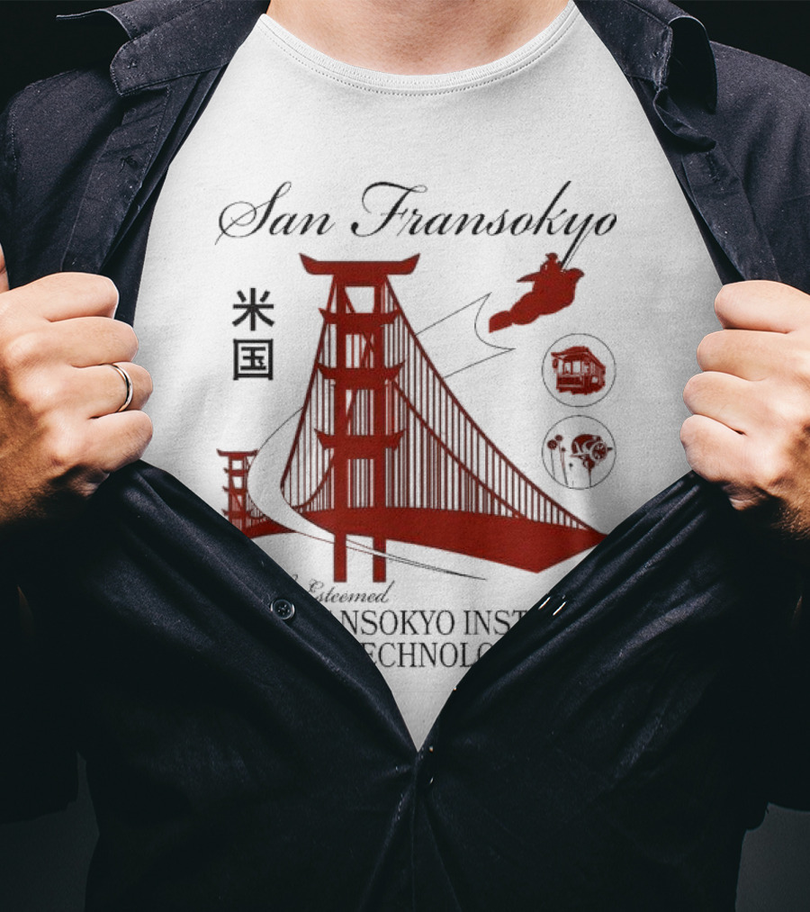San Fransokyo Institute Of Technology Bridge Big Hero 6 Disney T-Shirt