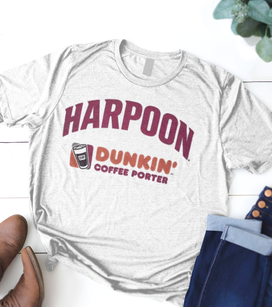 HARPOON Dunkin' Coffee Porter Collaboration T-Shirt