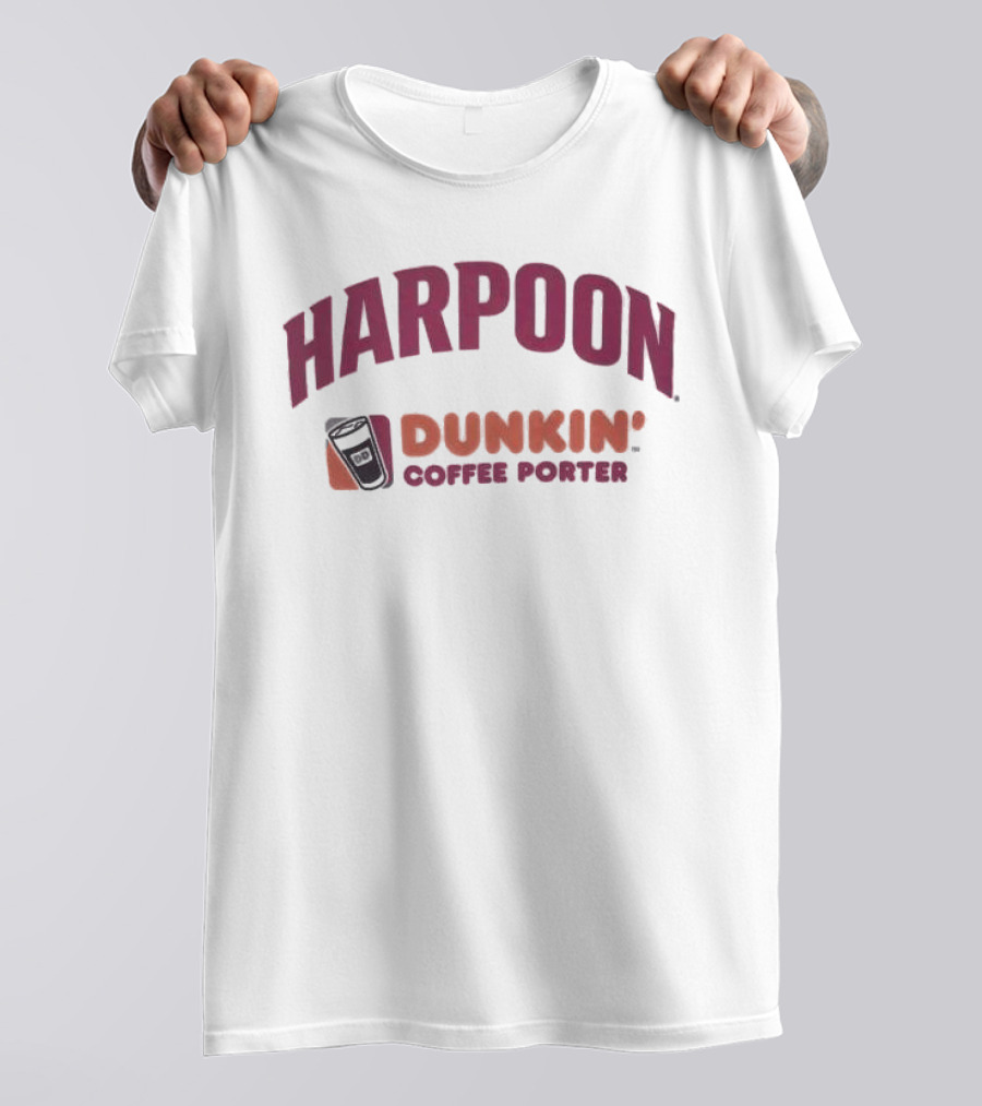 HARPOON Dunkin' Coffee Porter Collaboration T-Shirt