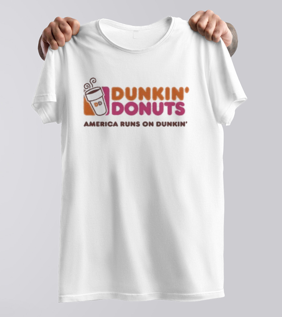 Dunkin' Donuts America Runs On Dunkin' Coffee Cup T-Shirt