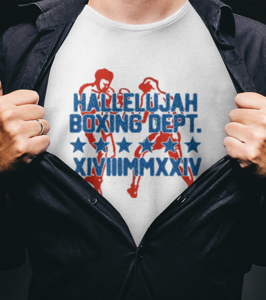 Hallelujah Boxing Dept XVIII MMXXIV T-Shirt