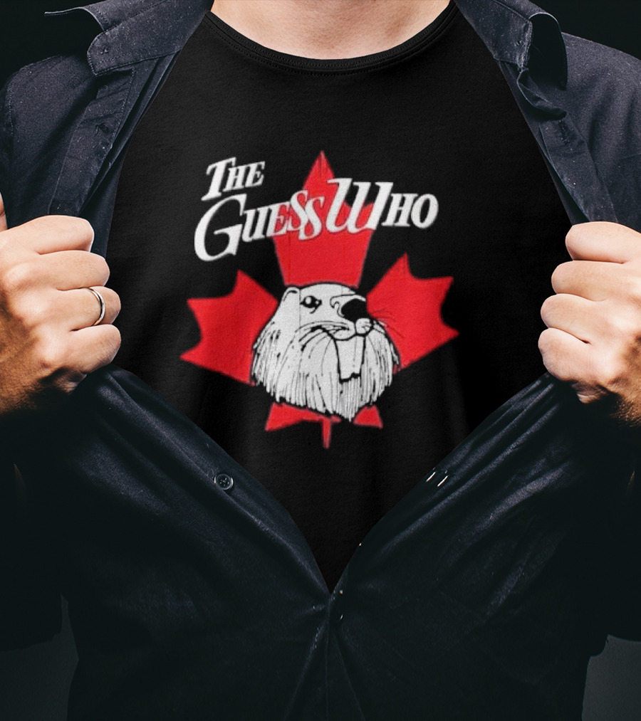 The Guess Who Merry Christmas Maple Leaf Otter T-Shirt