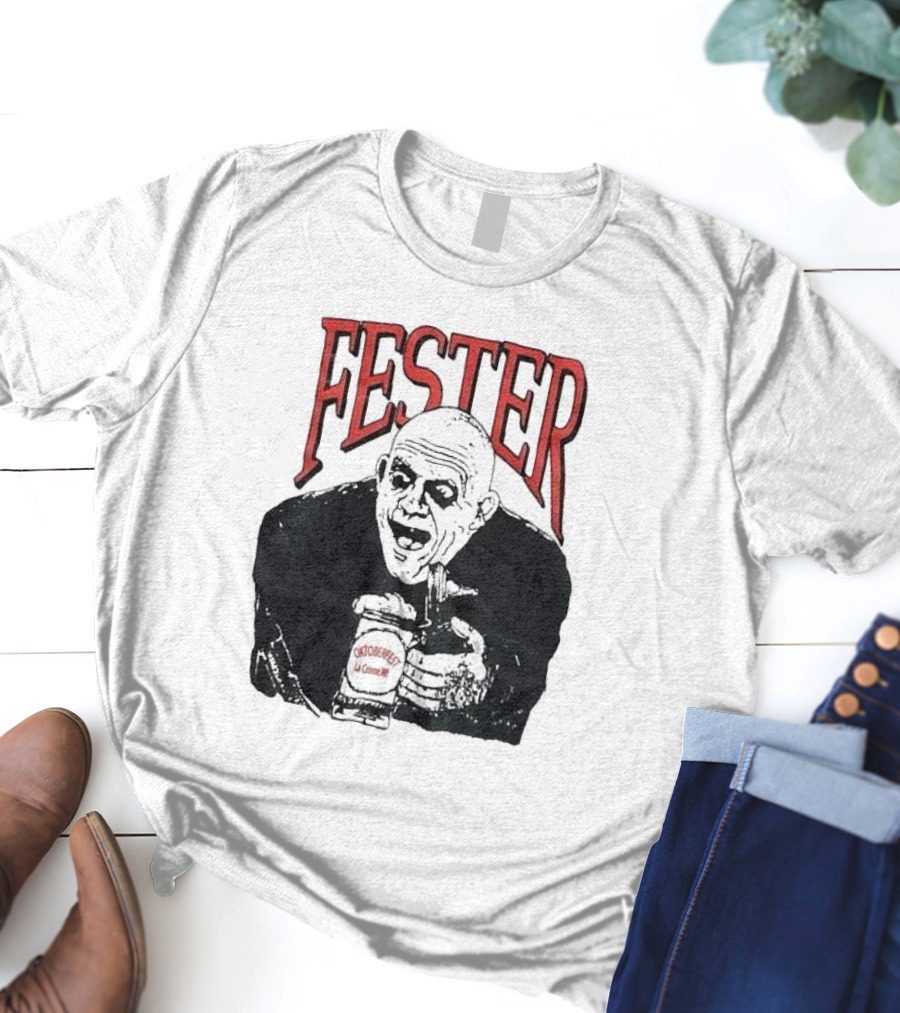 Fester Addams Oktoberfest La Cerveza T-Shirt