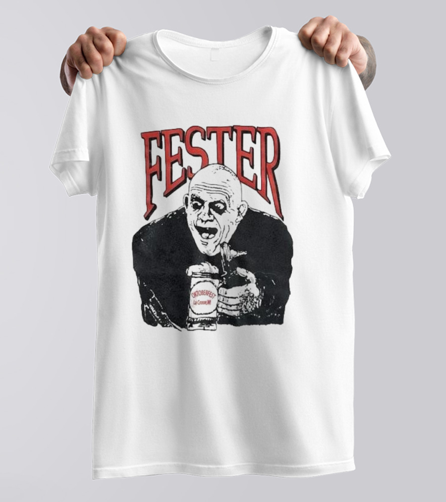 Fester Addams Oktoberfest La Cerveza T-Shirt
