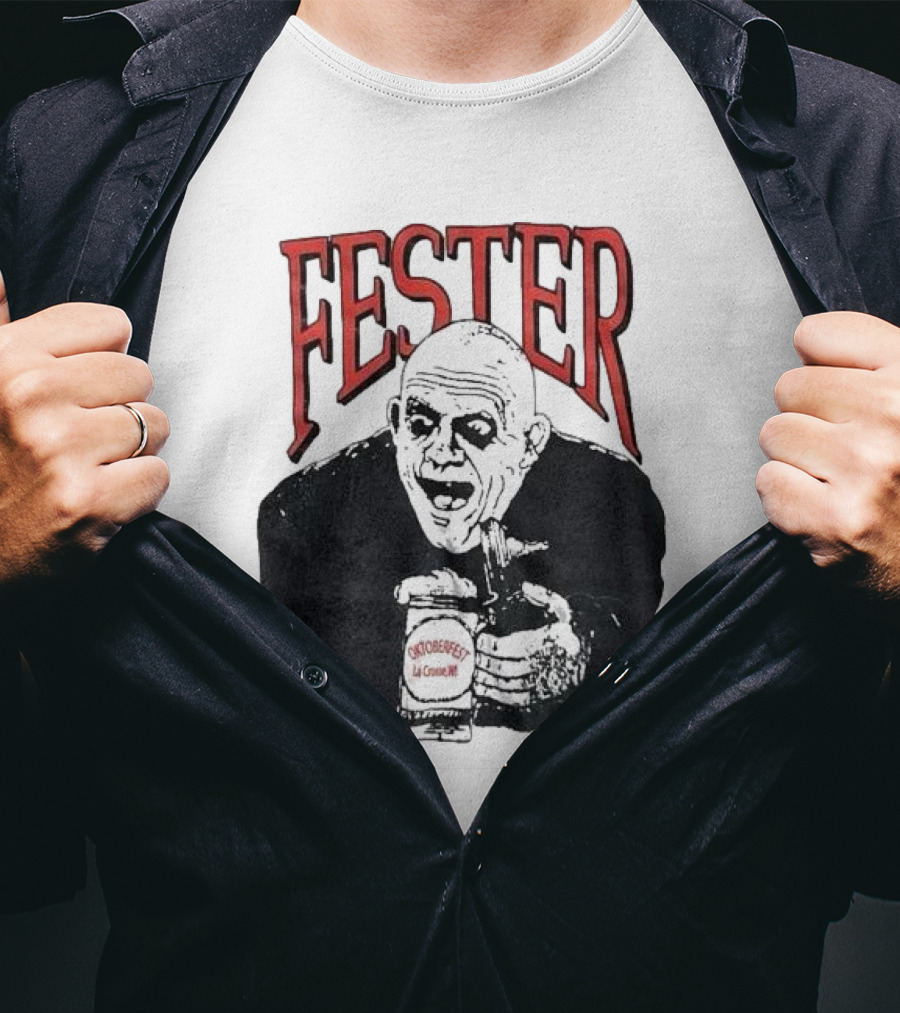 Fester Addams Oktoberfest La Cerveza T-Shirt