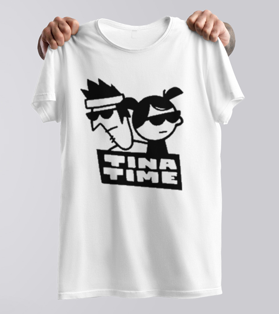 Tina Time Cool Cartoon Duo With Sunglasses T-Shirt
