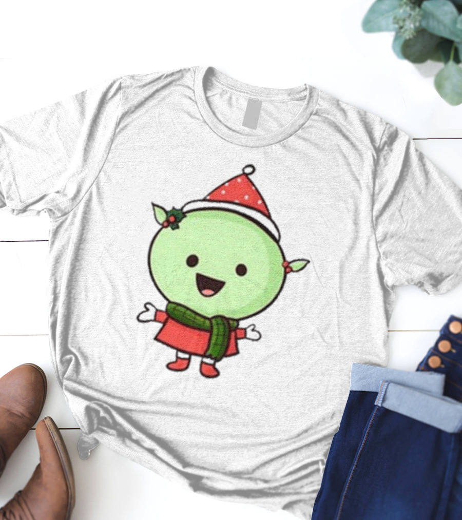 Nanalan Christmas Mona Festive Holiday Character T-Shirt