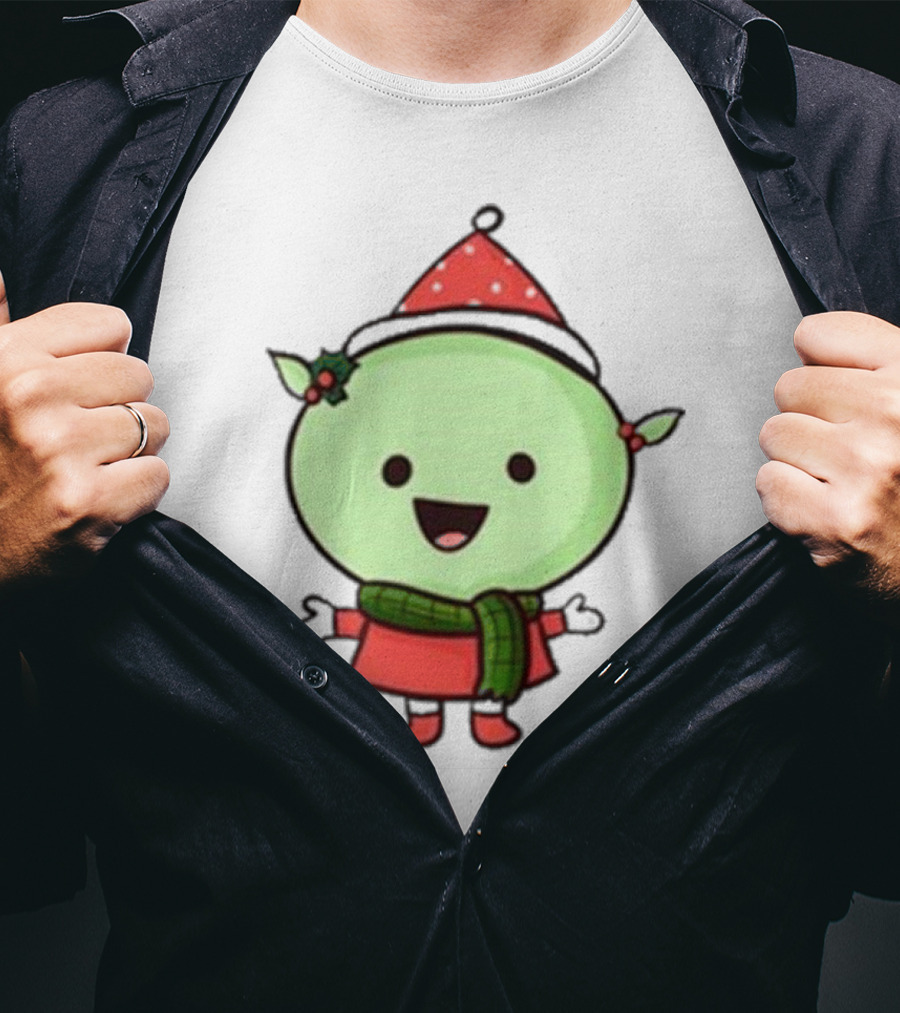 Nanalan Christmas Mona Festive Holiday Character T-Shirt