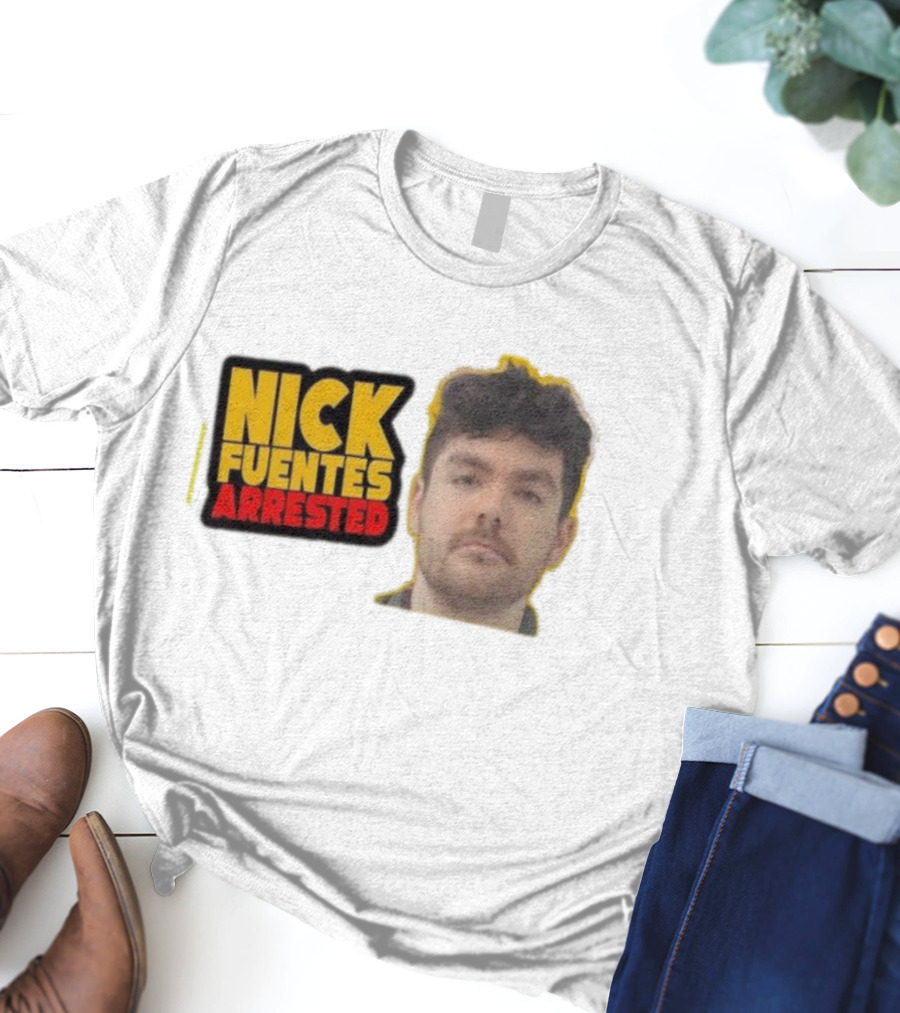 Nick Fuentes Arrested Mugshot T-Shirt