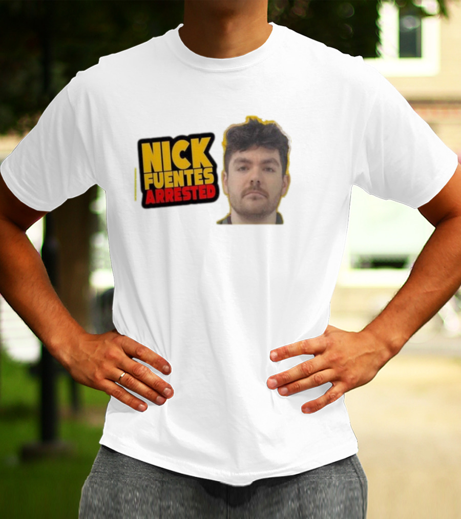 Nick Fuentes Arrested Mugshot T-Shirt