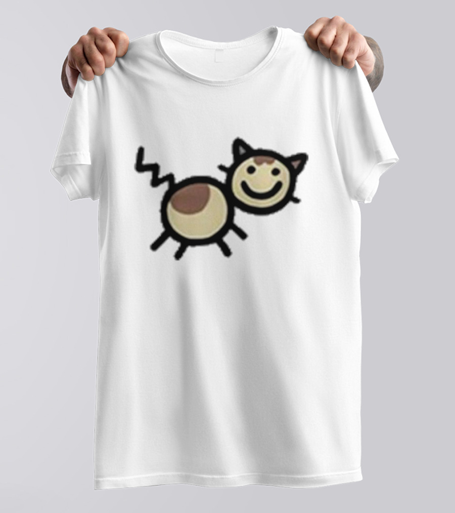 Mummy Joe Cheese Puff Cat Drawing T-Shirt