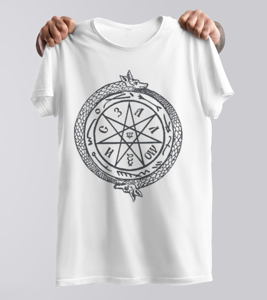 Nosferatu Orlok’s Sigil Ouroboros Pentagram Comfort Colors T-Shirt
