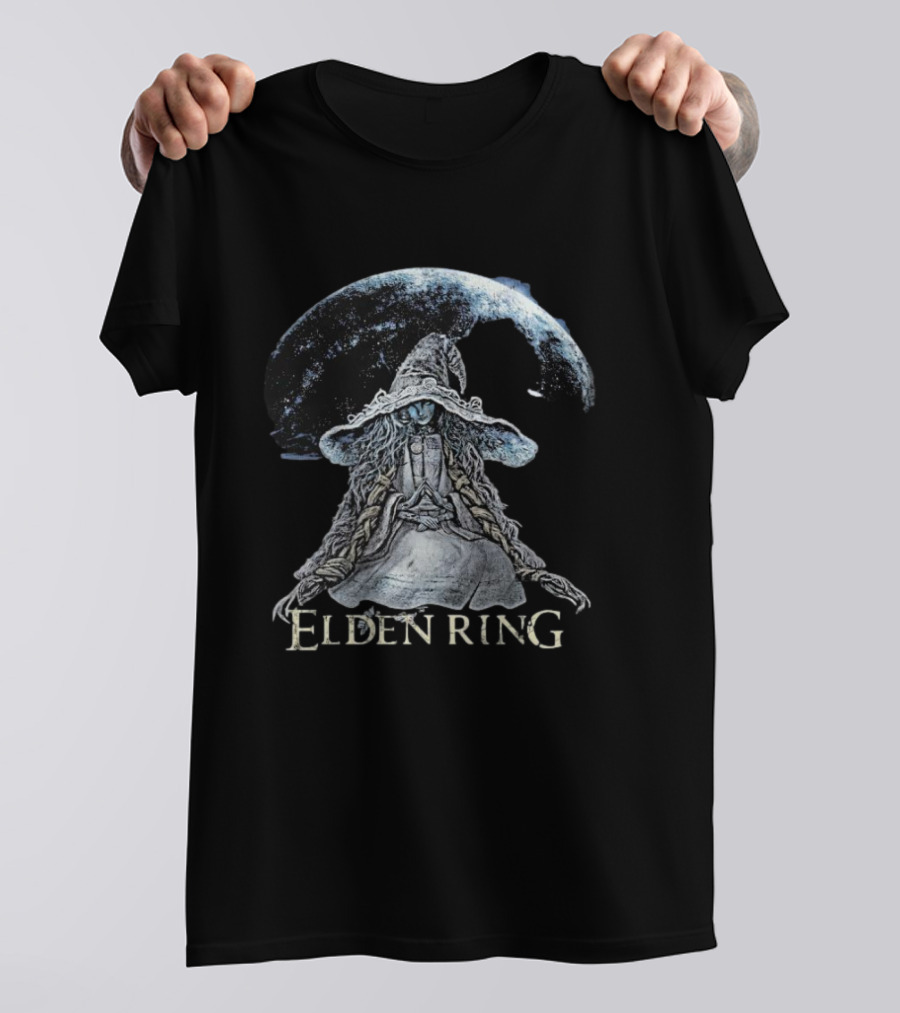 Ranni The Witch Elden Ring Fantasy Art Game Character Moon Magic T-Shirt