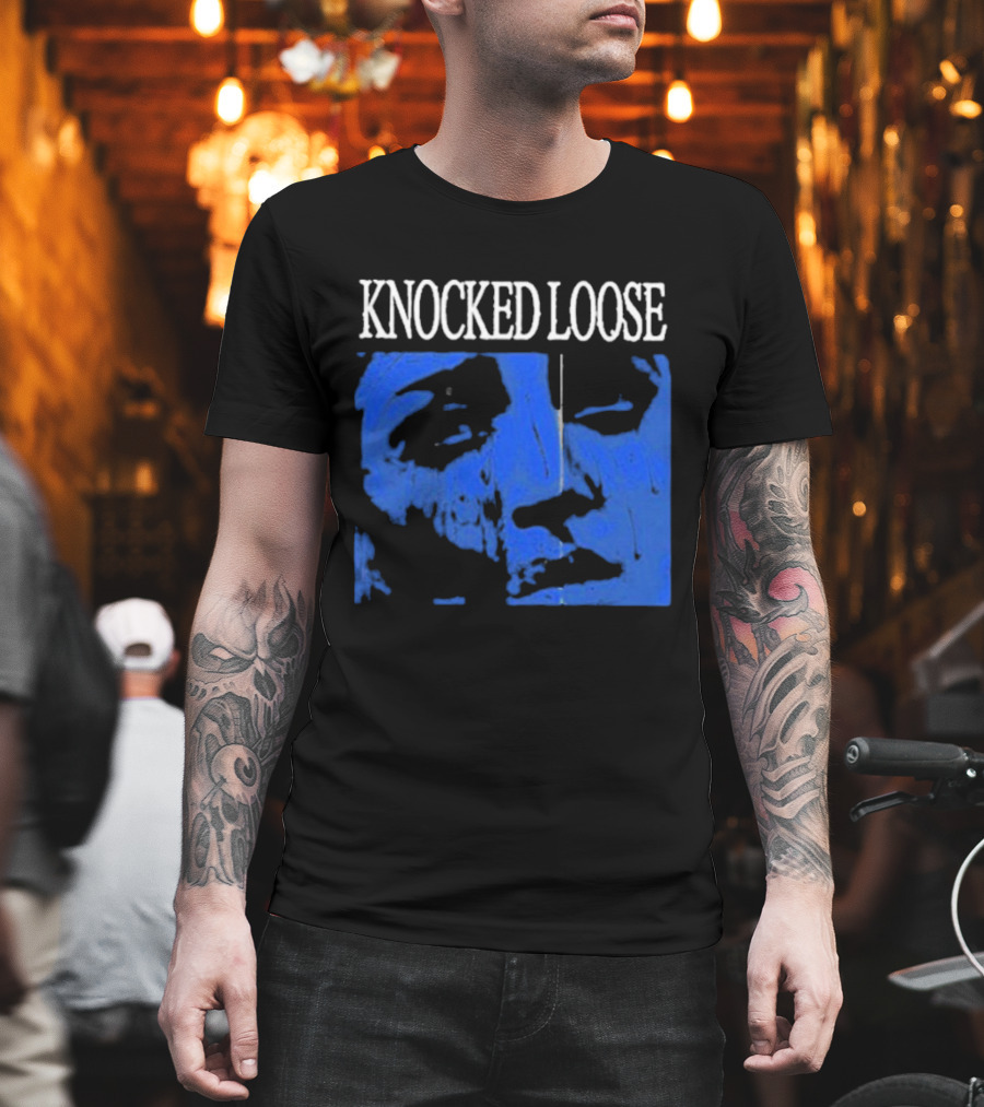 KNOCKED LOOSE Blue Face T-Shirt