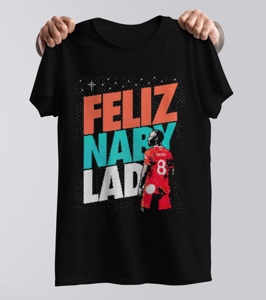 Feliz Naby Lad Liverpool FC Naby Keita Christmas Soccer T-Shirt