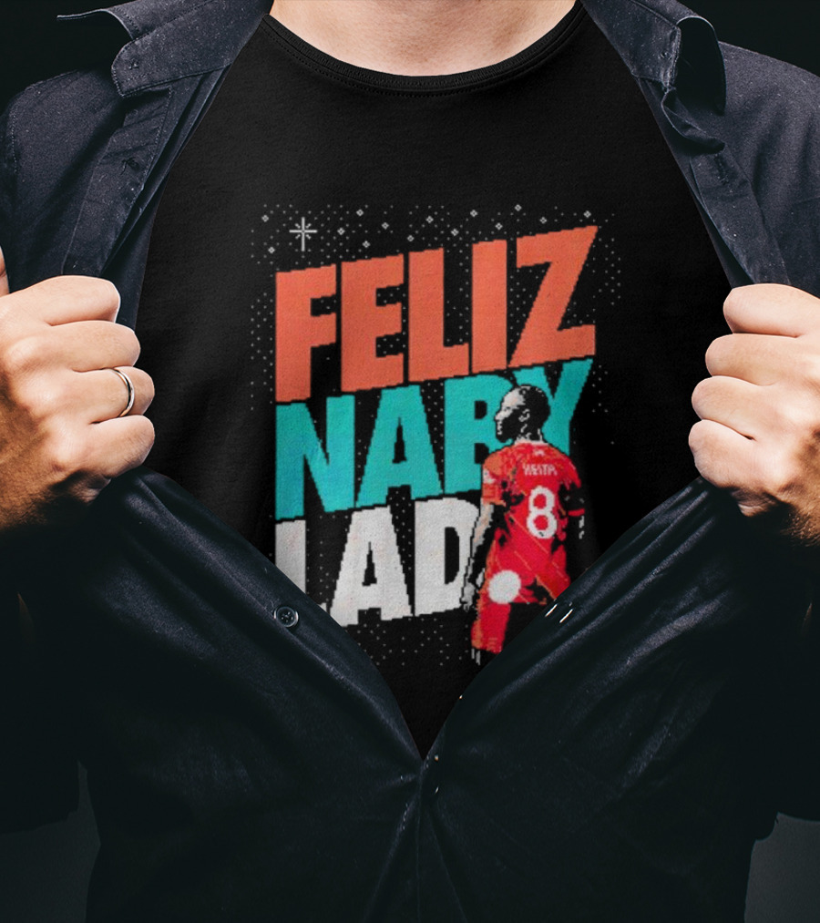 Feliz Naby Lad Liverpool FC Naby Keita Christmas Soccer T-Shirt