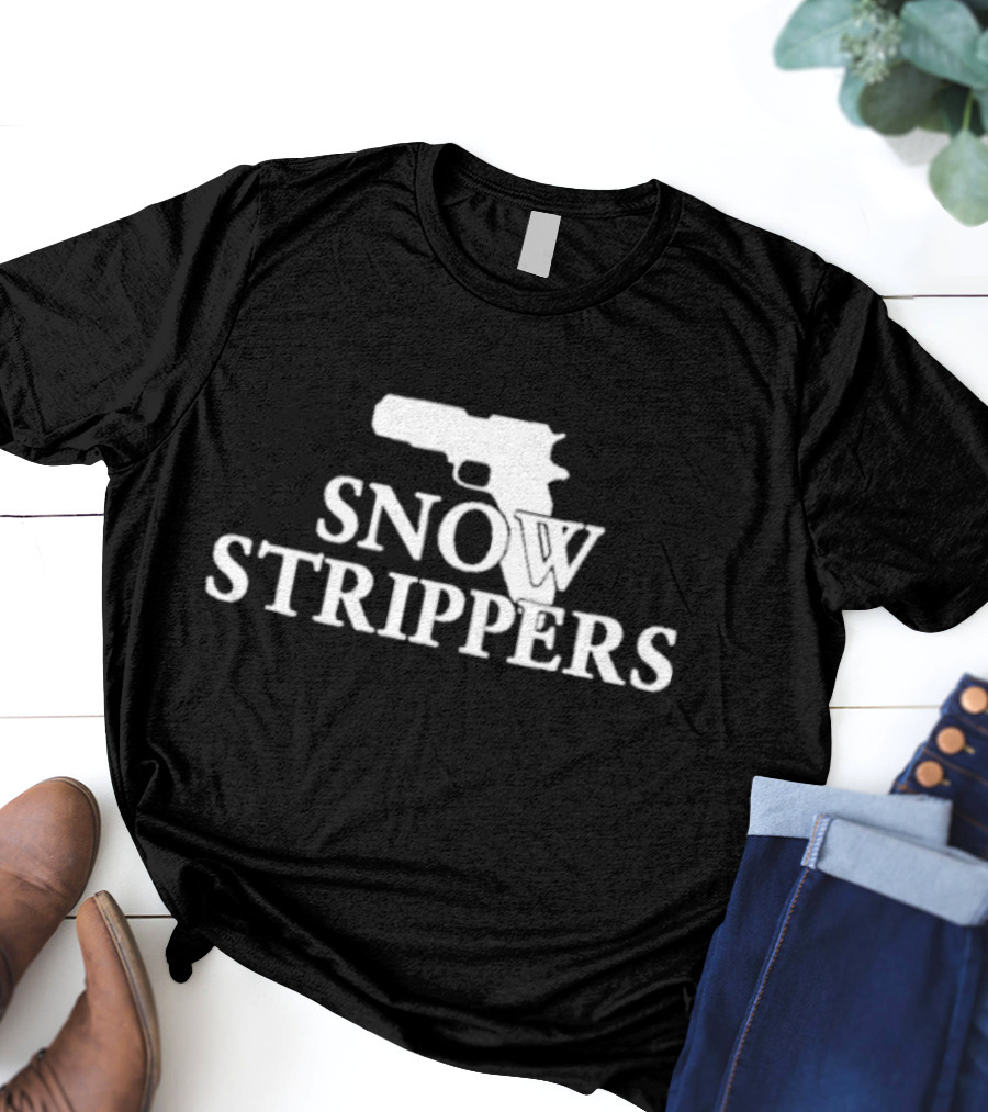 Snow Strippers Gun Icon T-Shirt