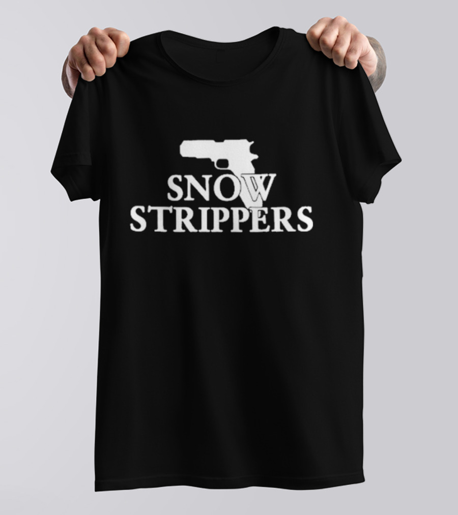 Snow Strippers Gun Icon T-Shirt