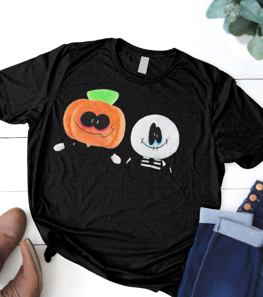 Sr Pelo Skid And Pump Spooky Month T-Shirt
