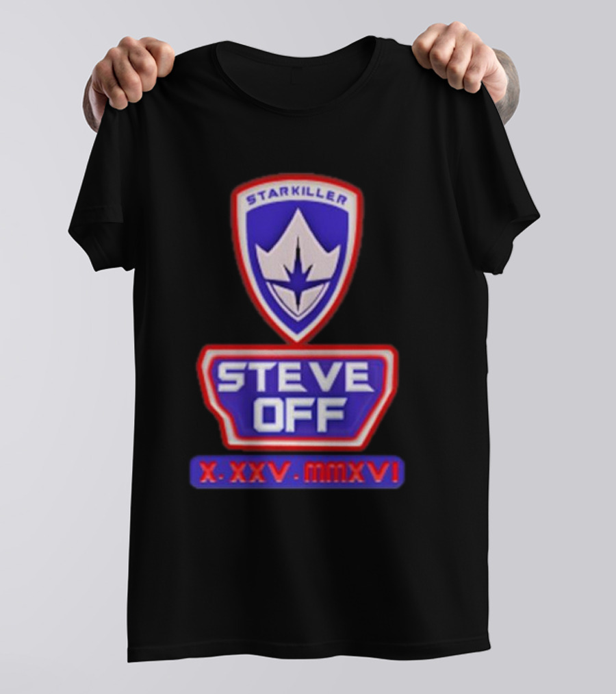 Starkiller Steve Off Shield X.XXV.MMXVI T-Shirt