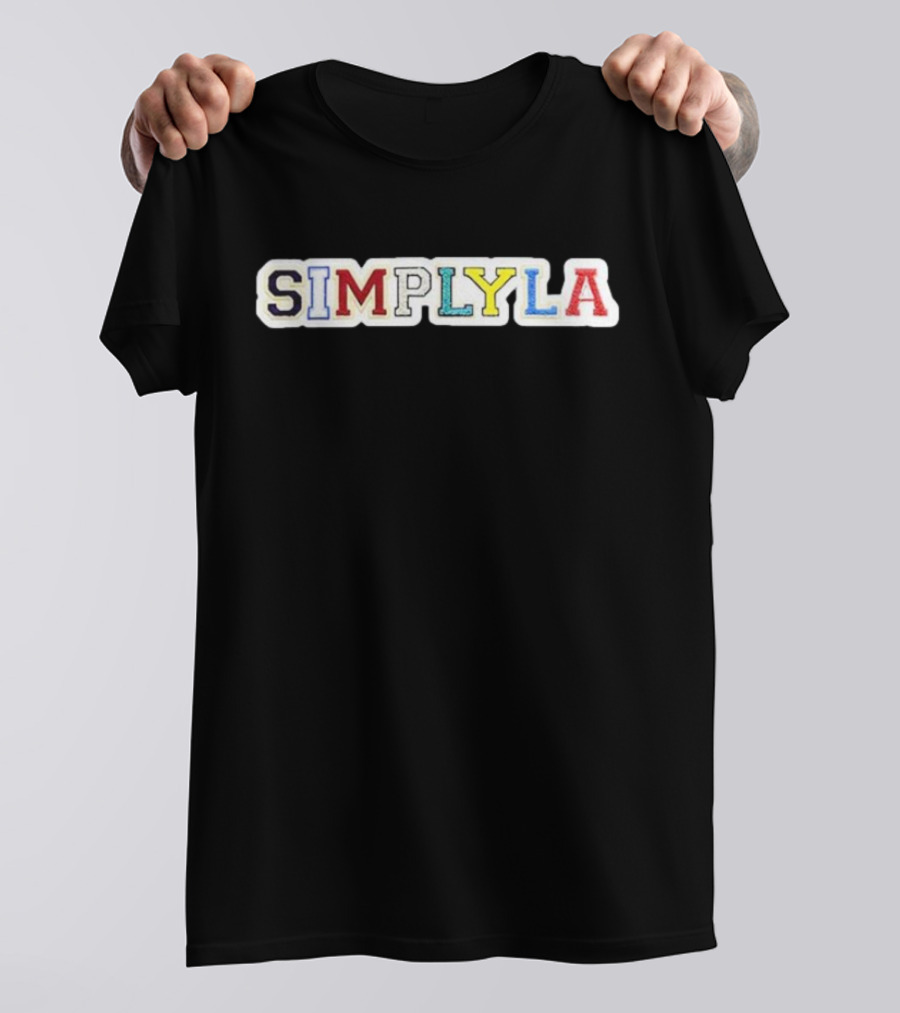 Stokes Simplyla Varsity Multicolor Lettering T-Shirt