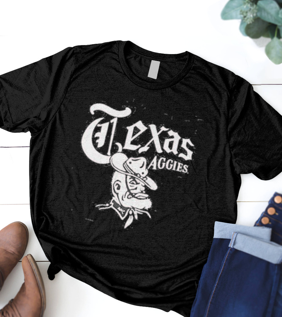 Texas Aggies Retro Cowboy Mascot T-Shirt