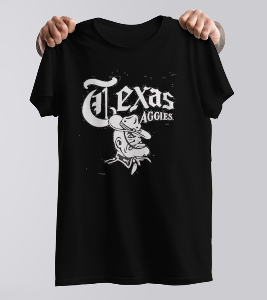 Texas Aggies Retro Cowboy Mascot T-Shirt