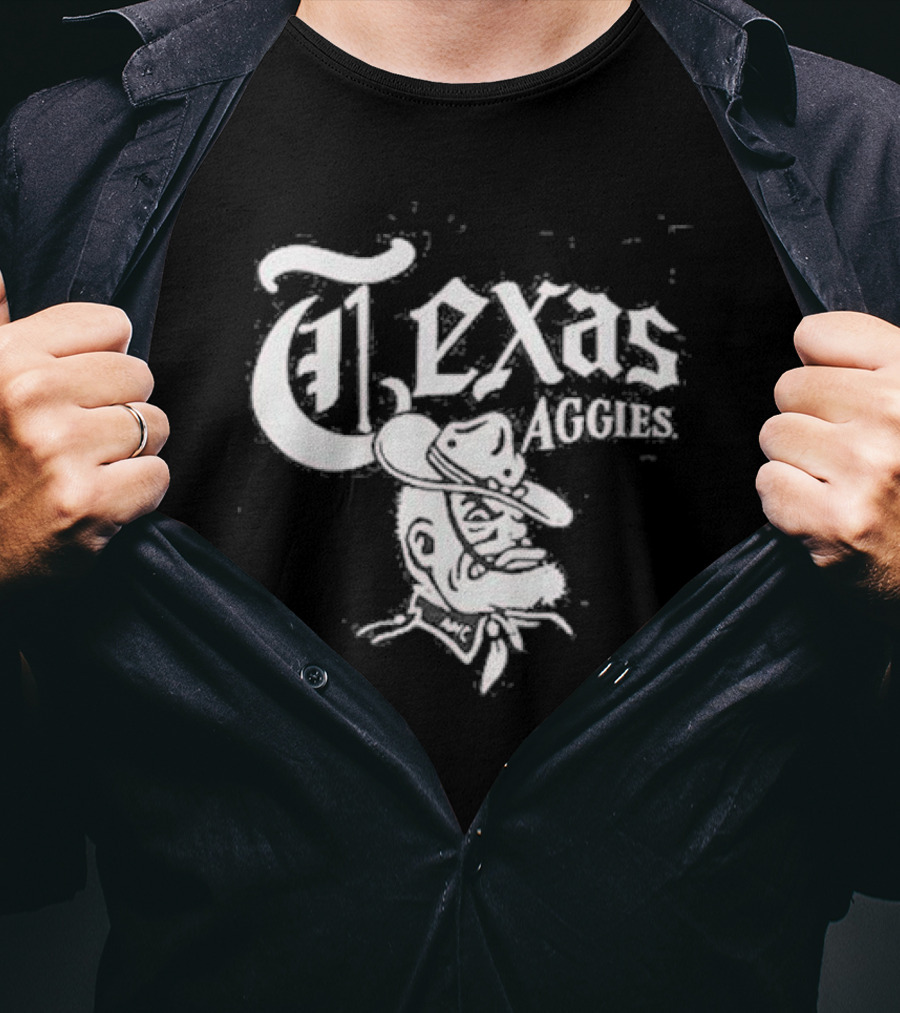 Texas Aggies Retro Cowboy Mascot T-Shirt