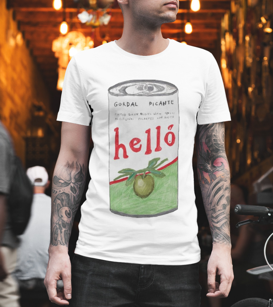 Helló Gordal Picante Pitted Queen Olives With Chili T-Shirt