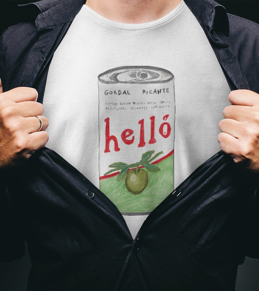 Helló Gordal Picante Pitted Queen Olives With Chili T-Shirt
