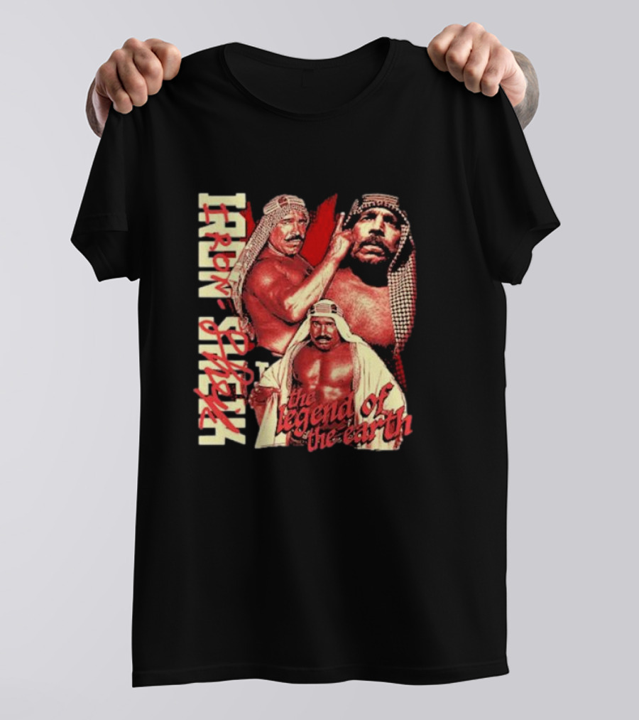 Iron Sheik The Legend Of The Earth Wrestling T-Shirt