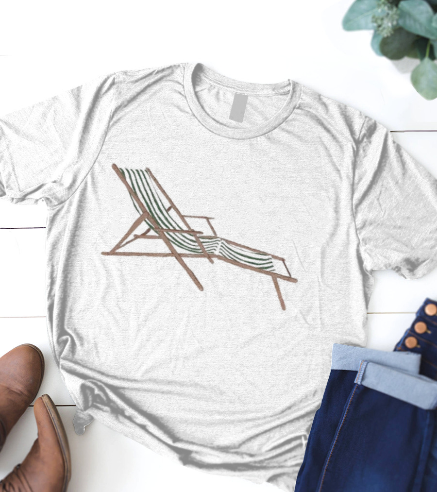 LA Siesta Striped Deck Chair Relaxation T-Shirt