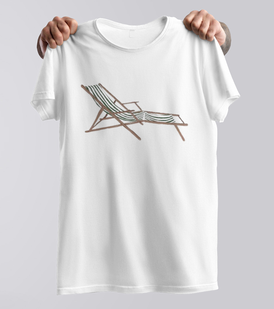 LA Siesta Striped Deck Chair Relaxation T-Shirt