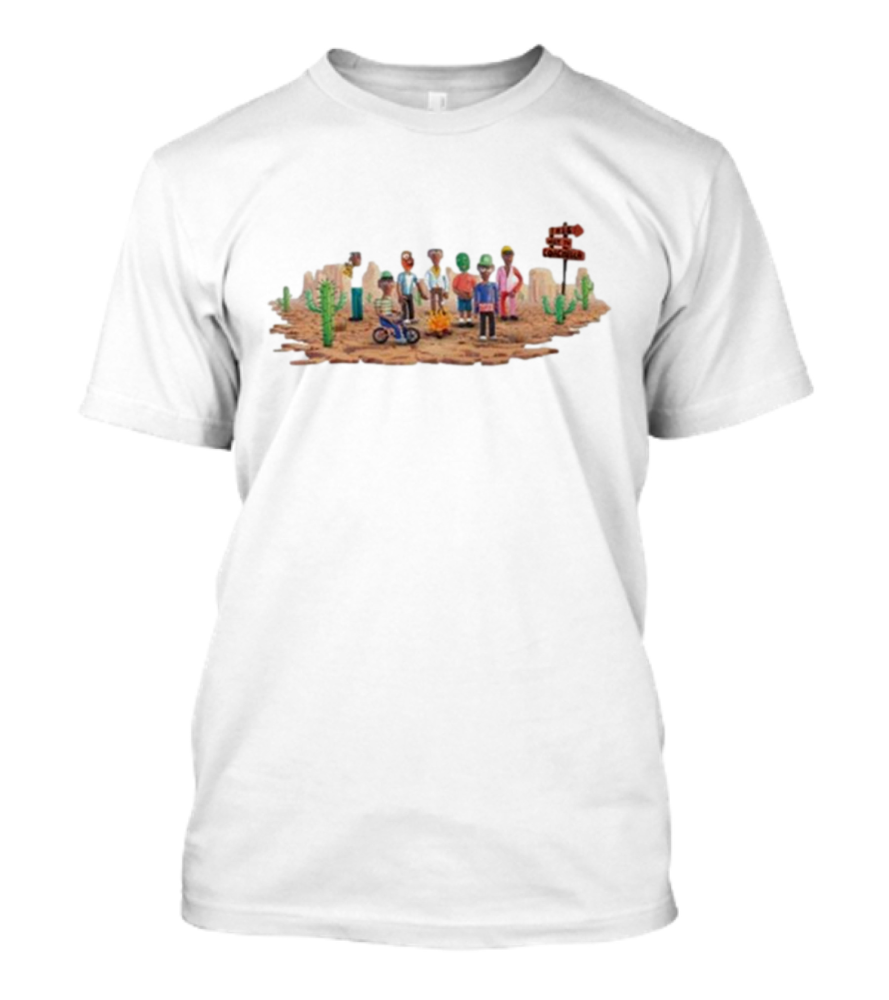Livestream Tyler, The Creator Claymation Desert Scene T-Shirt