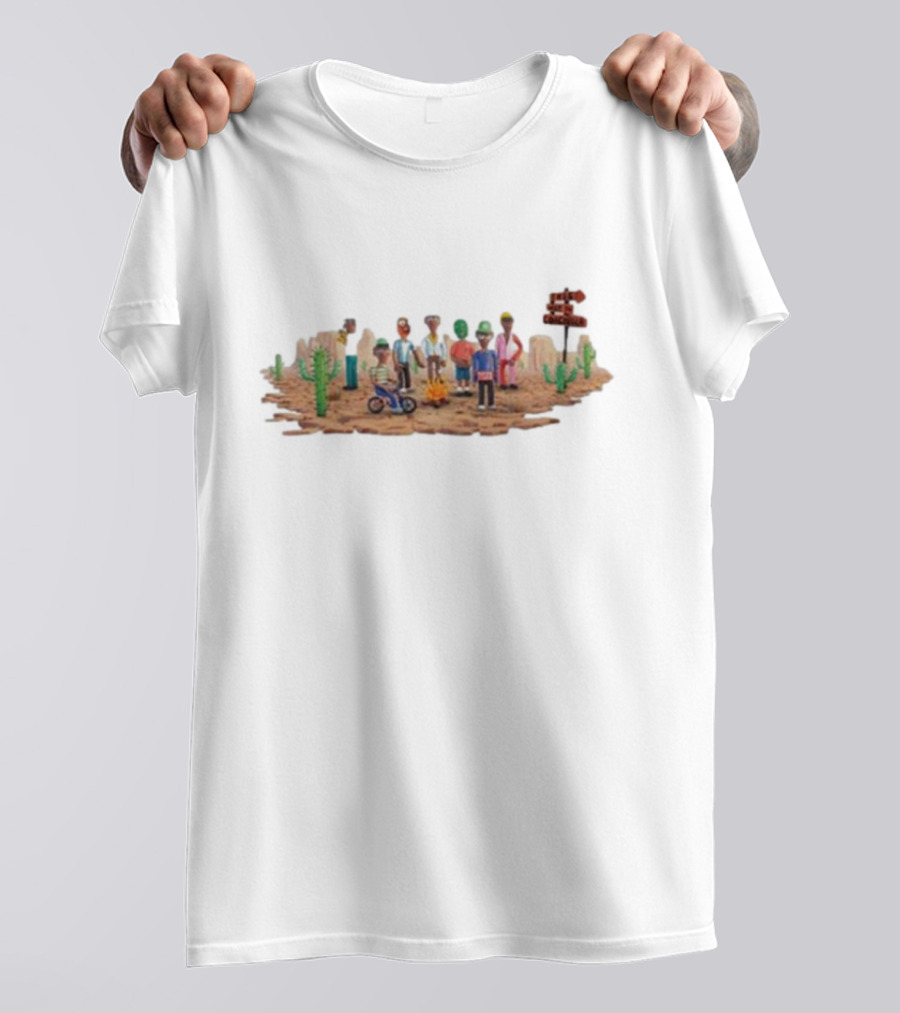 Livestream Tyler, The Creator Claymation Desert Scene T-Shirt