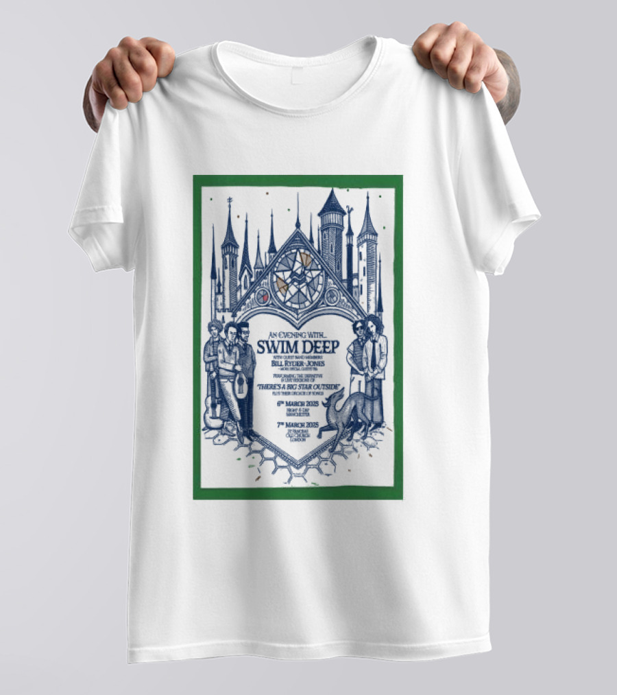 An Evening With Swim Deep Bill Ryder-Jones St Pancras Old Church London 7 March 2025 T-Shirt