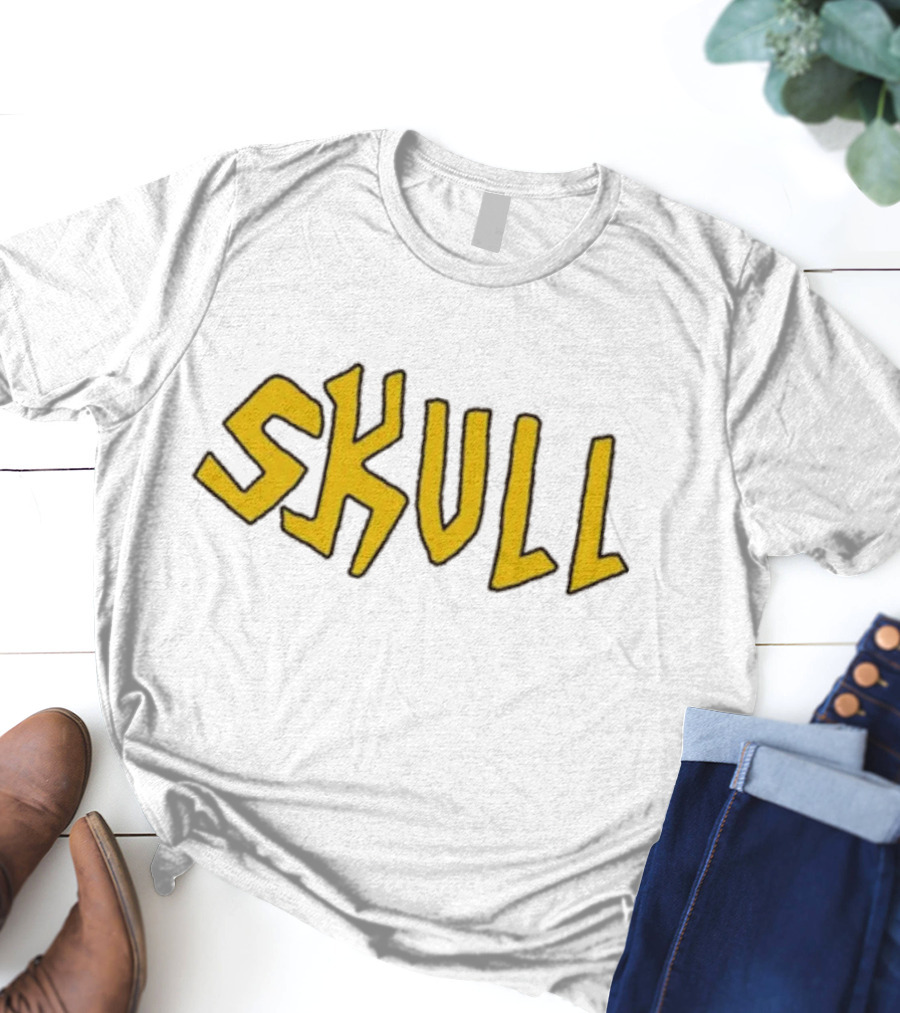 Saturday Night Live Butthead Skull Text T-Shirt