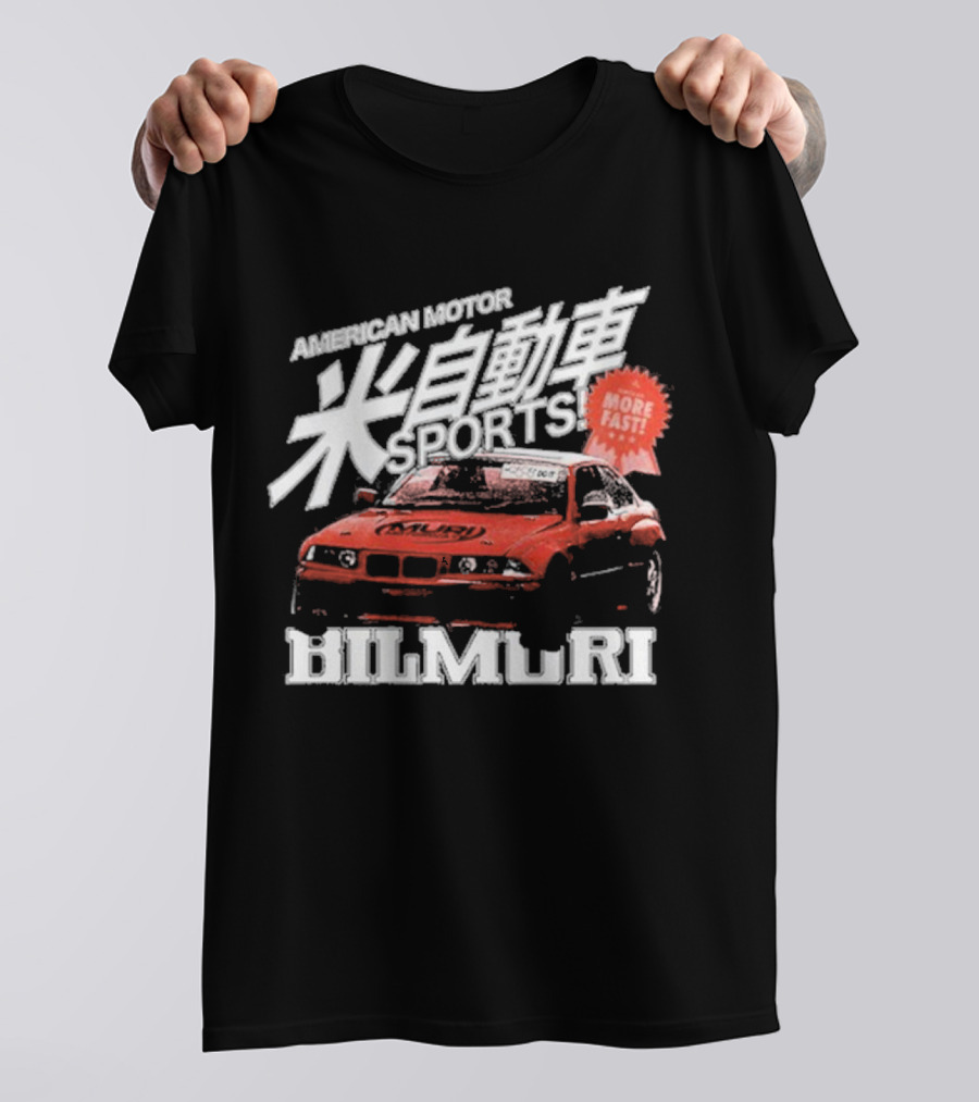 American Motor Bilmuri More Fast Sports Car Racing T-Shirt