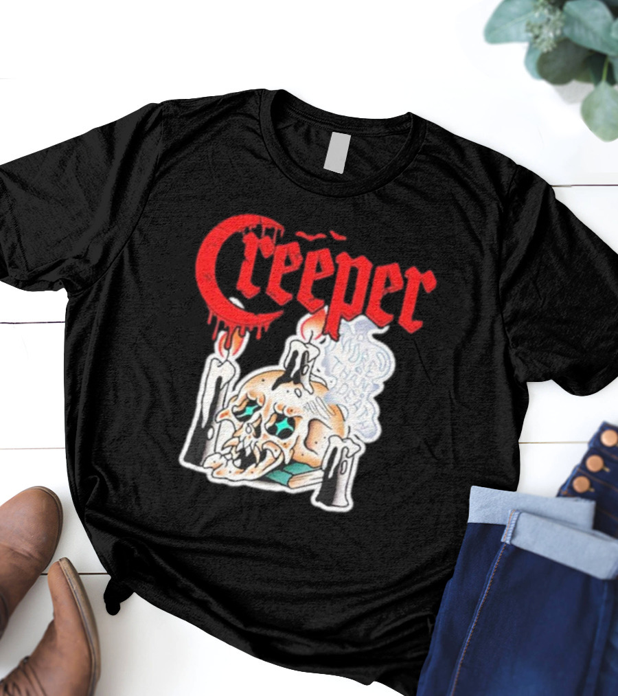 Creeper Skull Candle More Than Death Friday 13th T-Shirt