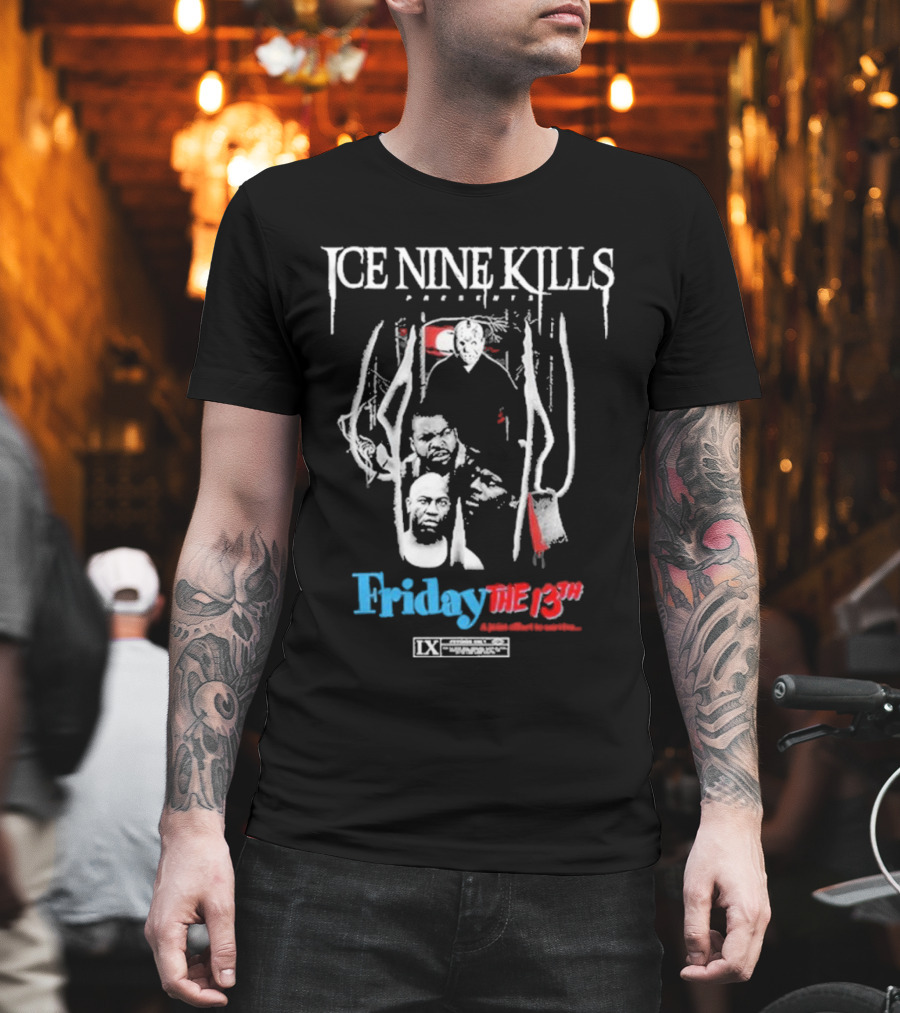 Ice Nine Kills Presents Friday The 13th Jason Lives Horror Icon T-Shirt
