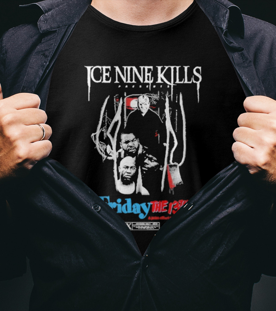 Ice Nine Kills Presents Friday The 13th Jason Lives Horror Icon T-Shirt