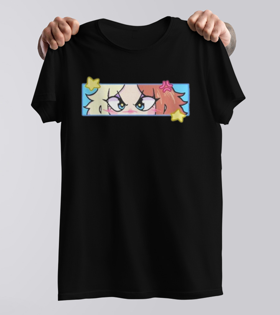 Issbrokie Mean Gin Anime Face Expression T-Shirt